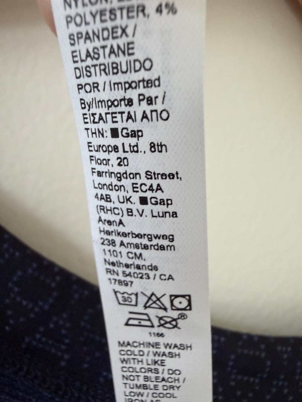Athleta Momentum Seamless Sport Tank Navy Racerback‎ Size XL NWT - Picture 6 of 6